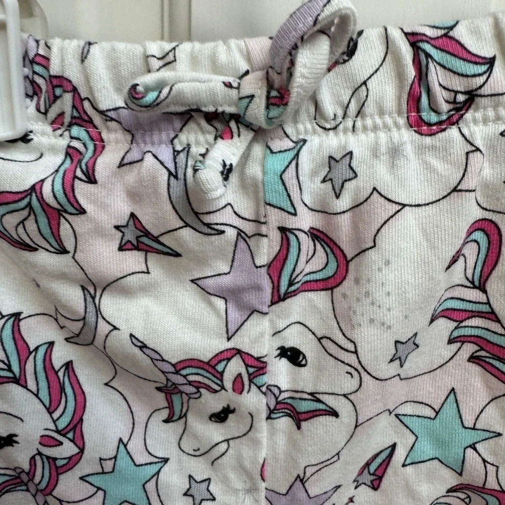 NWOT The Children's Place 18-24M Unicorn Print Soft Shorts